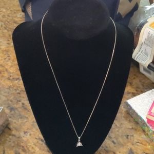 NWOT Silver medal cubic zirconia stone